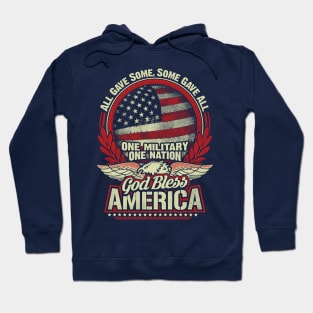 Veteran God Bless America Shirt Hoodie